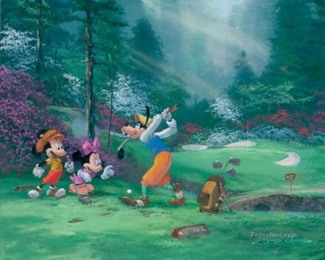 Goofing Off Mickey cartoon for kids Oil Paintings